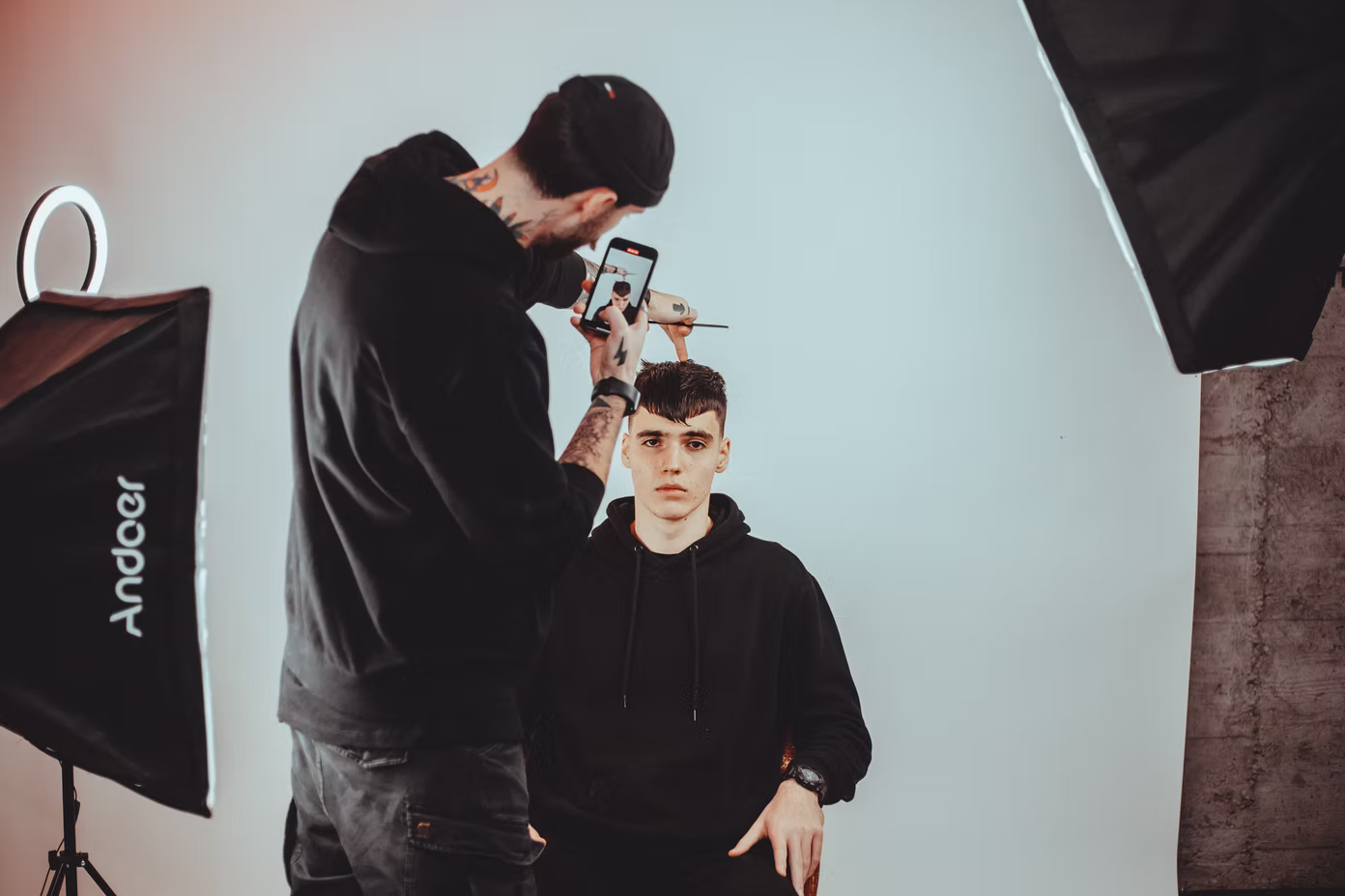 Precision haircut at DVISION Studio